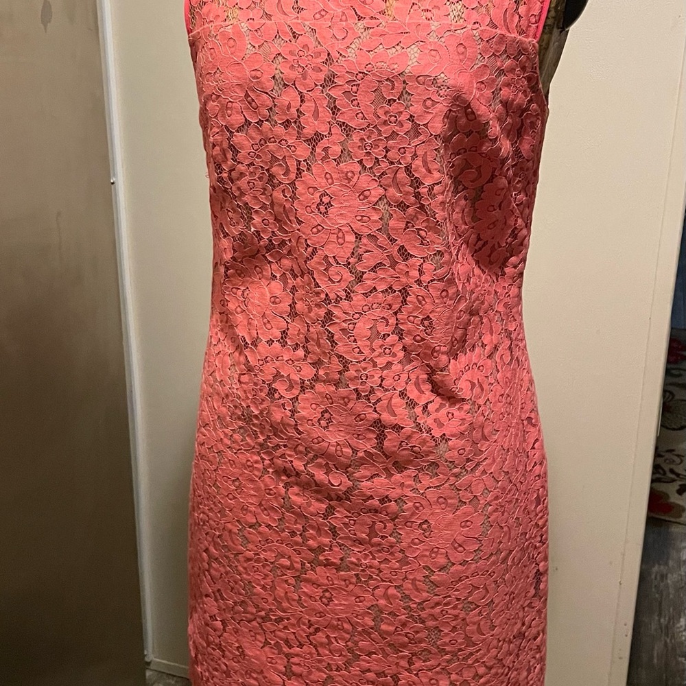 Muse Coral Lace dress